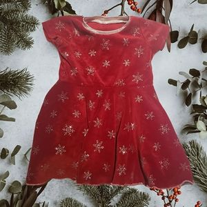 ⭐3/$10 Christmas Baby Dress